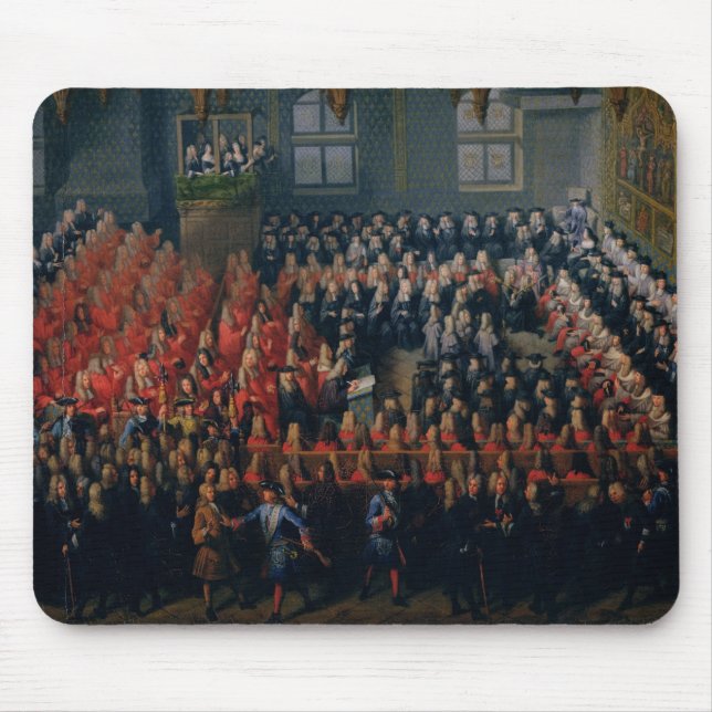 Alfombrilla De Ratón La cama de la justicia se sostuvo en el Parlement (Frente)