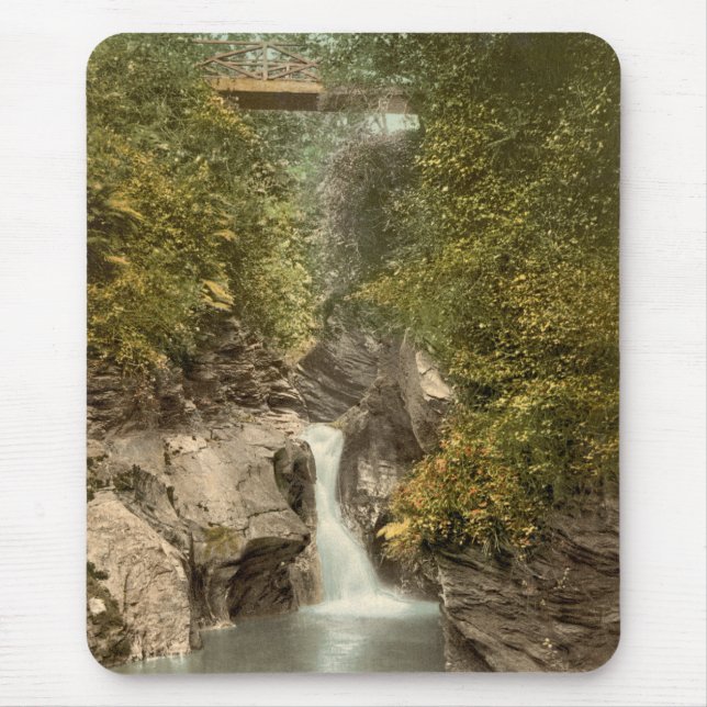 Alfombrilla De Ratón La cañada puede cascada, cáscara, isla del hombre, (Frente)