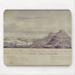 Alfombrilla De Ratón La captura francesa Grenada, 1779