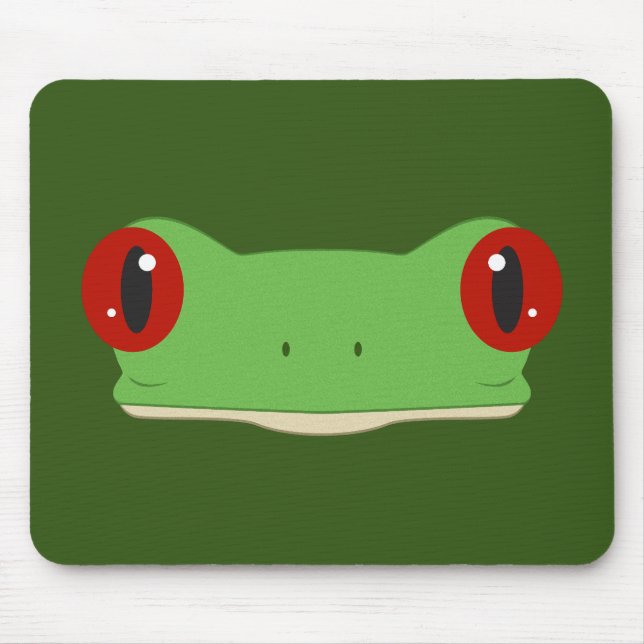 Alfombrilla De Ratón La cara de la rana (Frente)