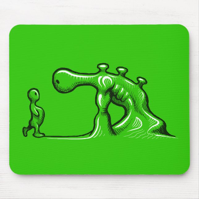 Alfombrilla De Ratón La cara del mousepad (Frente)