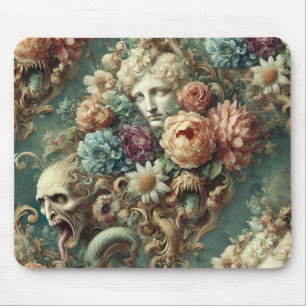Alfombrilla De Ratón La caravana Infernal - Diseño floral gótico