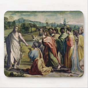 Alfombrilla De Ratón La carga de Cristo a San Pedro (dibujo animado