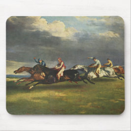 Alfombrilla De Ratón La carrera de caballos Epsom Derby de 1821