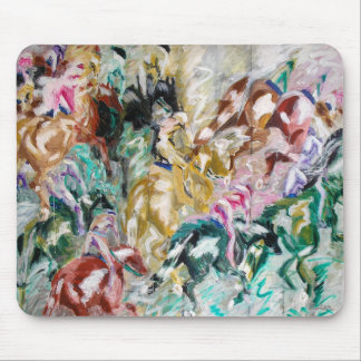 Alfombrilla De Ratón La carrera de caballos Mousepad