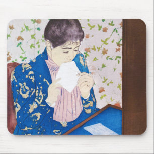 Alfombrilla De Ratón La carta, Mary Cassatt