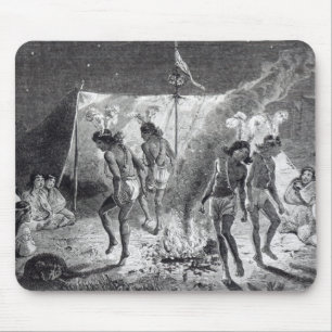 Alfombrilla De Ratón La "casa bonita" y danza