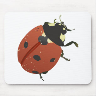 Alfombrilla De Ratón La Casa De La Oficina LadyBug Personaliza El Desti
