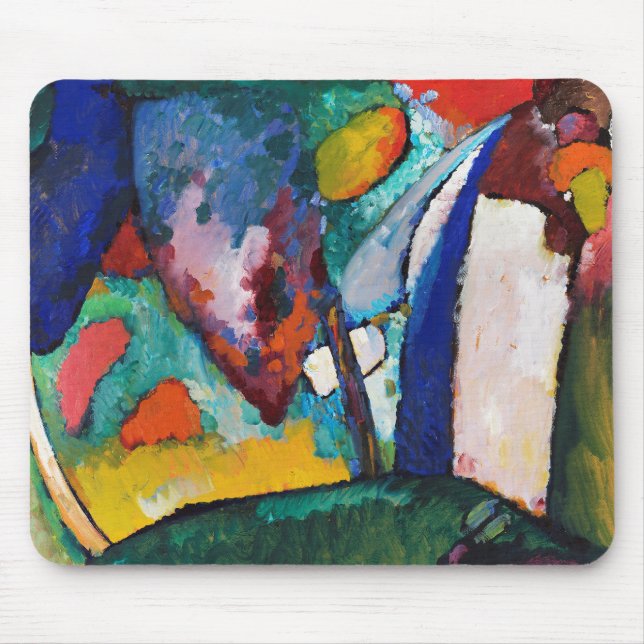 Alfombrilla De Ratón La cascada, Wassily Kandinsky (Frente)