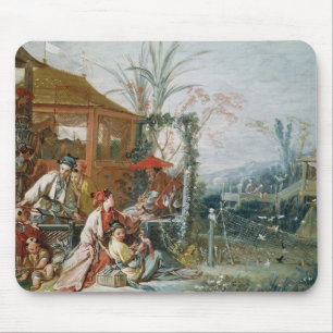 Alfombrilla De Ratón La caza china, c.1742