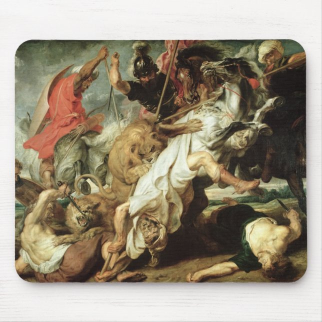 Alfombrilla De Ratón La caza del león, 1621 (Frente)