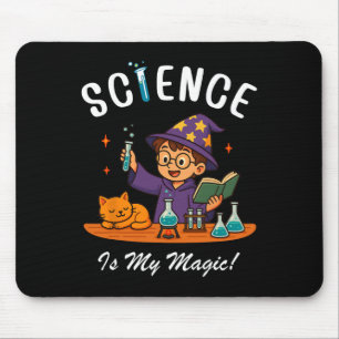 Alfombrilla De Ratón La ciencia es mi magia de vuelta a la escuela Stem