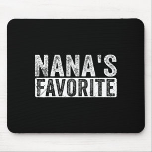 Alfombrilla De Ratón La cita favorita de Nana de la familia linda Granh