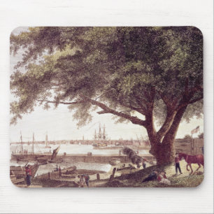 Alfombrilla De Ratón La ciudad y el puerto de Philadelphia, de