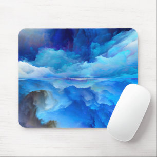 Alfombrilla De Ratón La colección de arte en la nube de SlipperyJoe es 