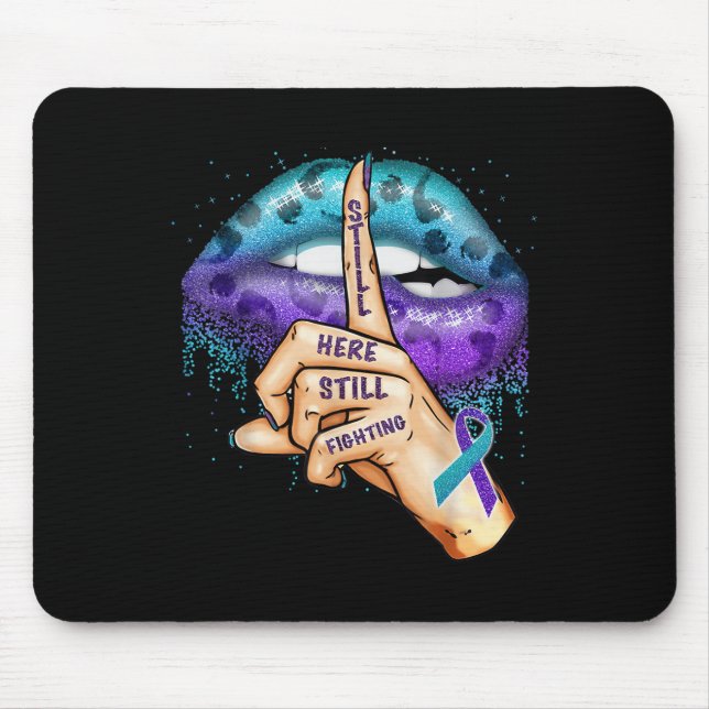 Alfombrilla De Ratón La conciencia sobre la prevención del suicidio sig (Frente)