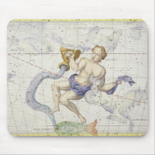 Alfombrilla De Ratón La constelación de acuario, platea 9 del 'atlas