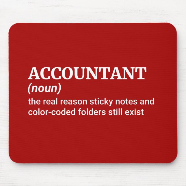 Alfombrilla De Ratón La contabilidad es mi superpotencia (Frente)