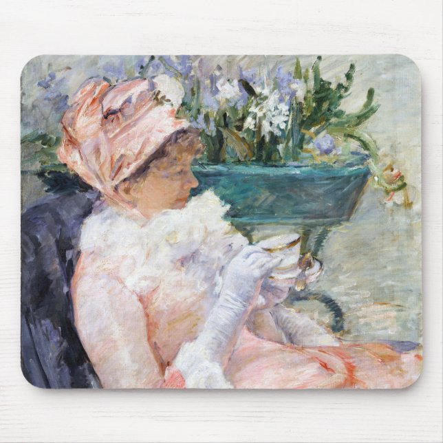 Alfombrilla De Ratón La Copa del Té, Mary Cassatt (Frente)