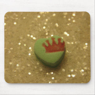 Alfombrilla De Ratón La corona en el corazón de los dulces