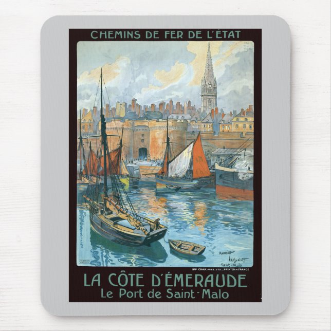 Alfombrilla De Ratón La Côte d'Émeraude (Frente)