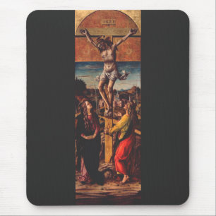 Alfombrilla De Ratón La Crucifixión según Carlo Crivelli Arte Sagrado