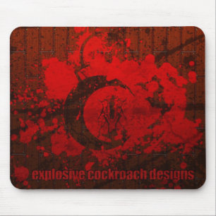 Alfombrilla De Ratón La cucaracha explosiva diseña Mousepad