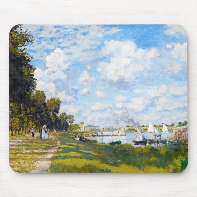 Alfombrilla De Ratón La cuenca del Argenteuil Claude Monet (Frente)