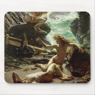 Alfombrilla De Ratón La cueva de la tormenta Nymphs, 1903 (aceite en