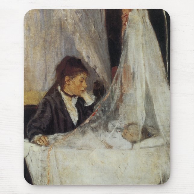 Alfombrilla De Ratón La cuna de Berthe Morisot (Frente)