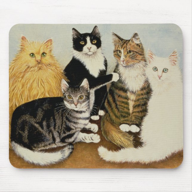 Alfombrilla De Ratón La cuna del gato (Frente)