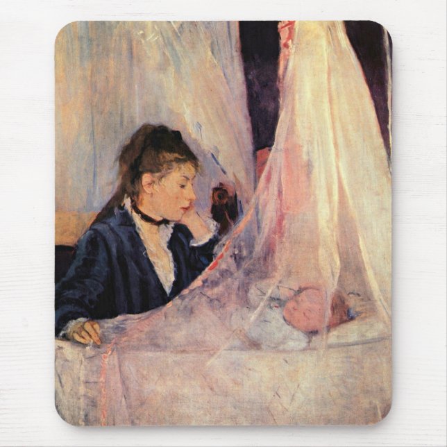 Alfombrilla De Ratón La cuna, la pintura famosa, (Frente)