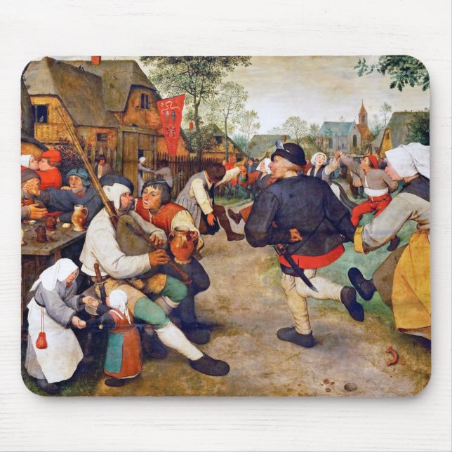 Alfombrilla De Ratón La danza campesina, Pieter Bruegel (Frente)