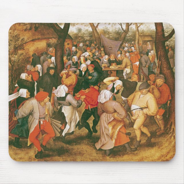 Alfombrilla De Ratón La danza de la boda, 1607 (Frente)