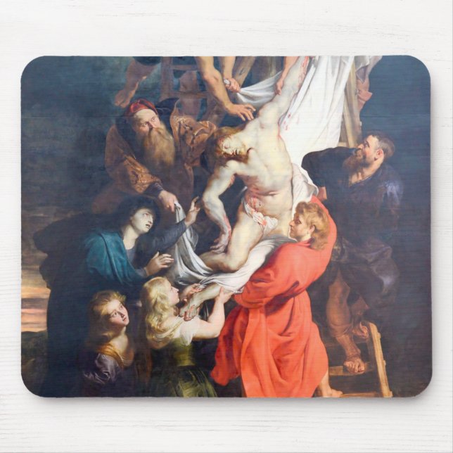 Alfombrilla De Ratón La descendencia de la cruz, Rubens (Frente)