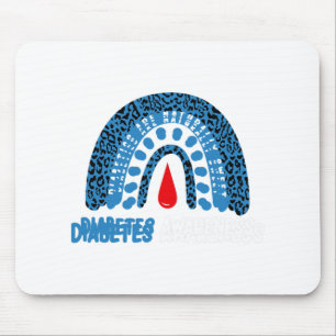 Alfombrilla De Ratón La diabetes es naturalmente dulce - Conciencia sob