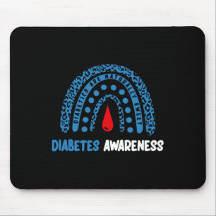 Alfombrilla De Ratón La diabetes es naturalmente dulce - Conciencia sob