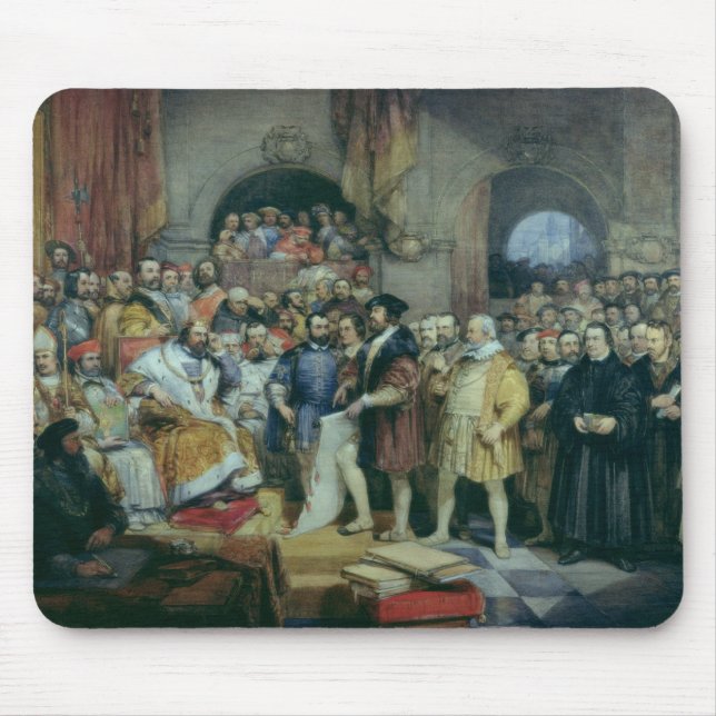 Alfombrilla De Ratón La dieta de chapiteles, el 19 de abril de 1529 (Frente)