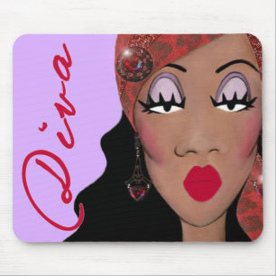 Alfombrilla De Ratón La "DIVA es una palabra de cuatro letras…"