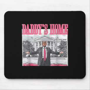 Alfombrilla De Ratón La divertida casa de Daddys Trump Pink 2024 lleva