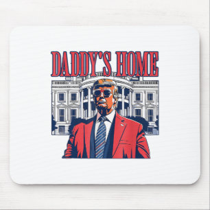 Alfombrilla De Ratón La divertida casa de Daddys Trump Pink 2024 lleva