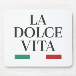 Alfombrilla De Ratón La Dolce Vita Mousepad italiano