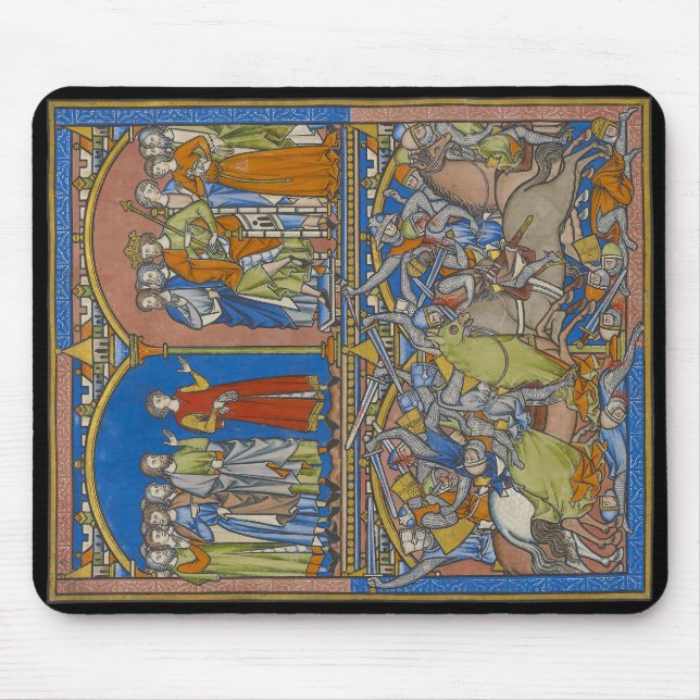 Alfombrilla De Ratón La dote de Michal, una lucha sangrienta (Frente)