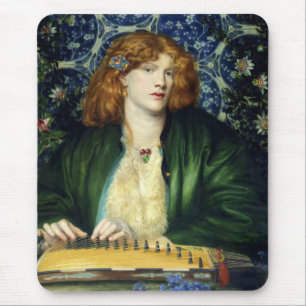 Alfombrilla De Ratón La ducha azul (de Dante Gabriel Rossetti)