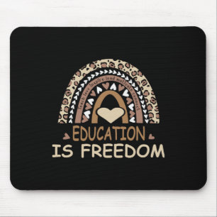 Alfombrilla De Ratón La educación es libertad Historia negra afroameric