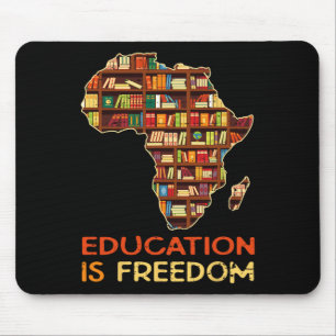 Alfombrilla De Ratón La educación es libertad historia negra afroameric