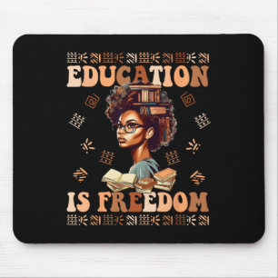 Alfombrilla De Ratón La educación es libertad Historia Negra Estadounid