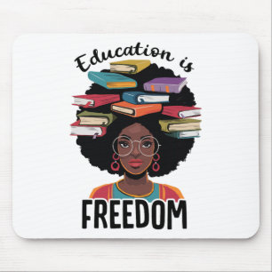 Alfombrilla De Ratón La educación es libertad Profesor Mes de la histor