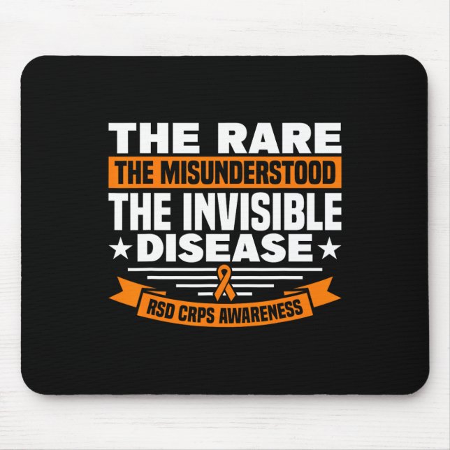 Alfombrilla De Ratón La Enfermedad Invisible RSD CRPS A (Frente)