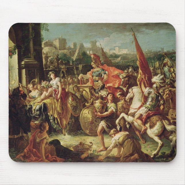 Alfombrilla De Ratón La entrada de Alexander el grande (Frente)